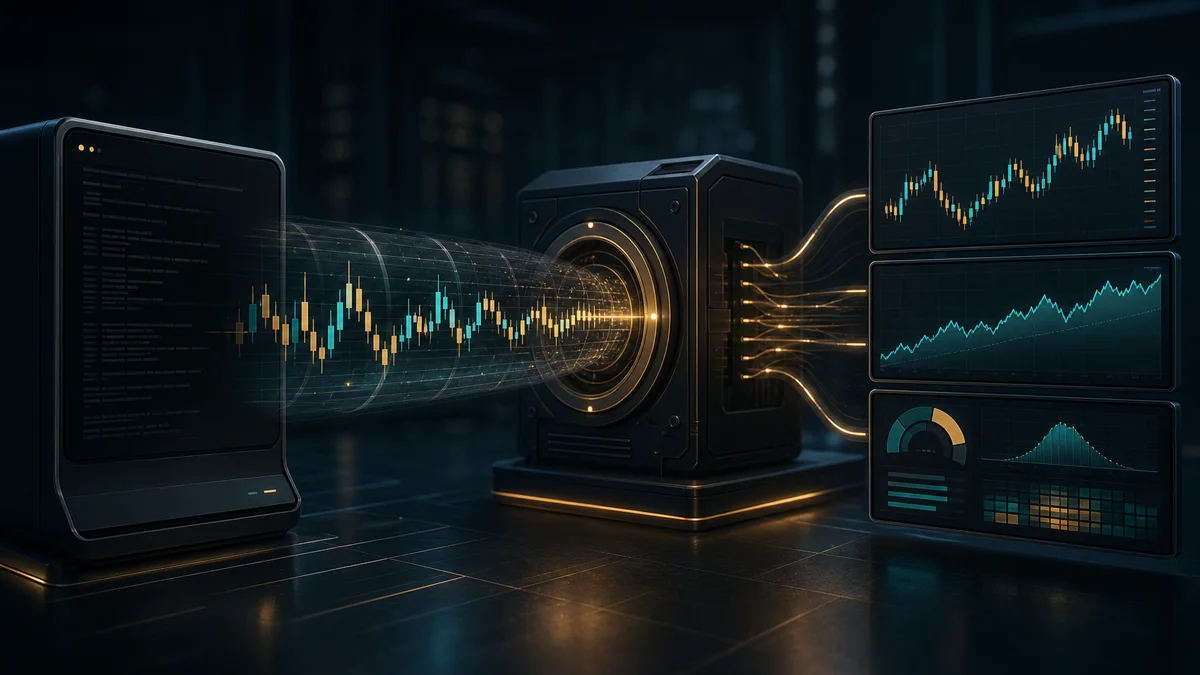 Ilustrasi terminal menjalankan backtest strategi Freqtrade